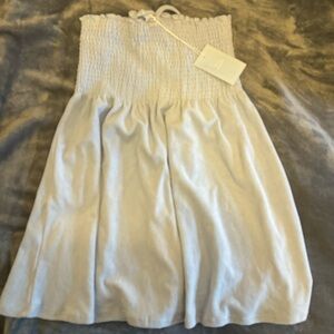 Hill House The Roxie Nap Dress L NWT Light Blue